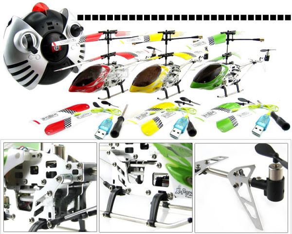 Helicóptero V-MAX 3 Canais Controle Remoto